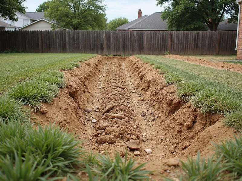 Level yard after complete root removal