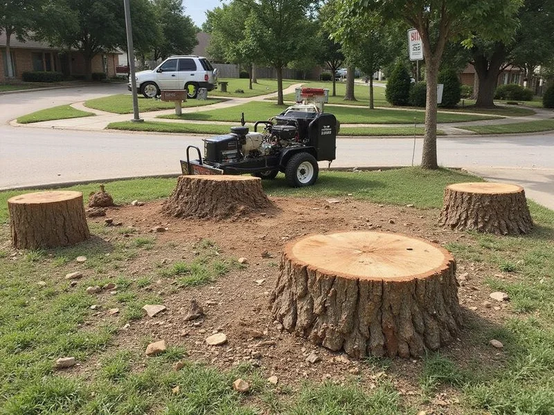 HOA common area stump removal